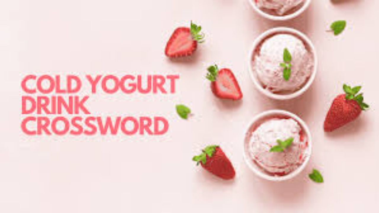 What is cold yogurt drink crossword